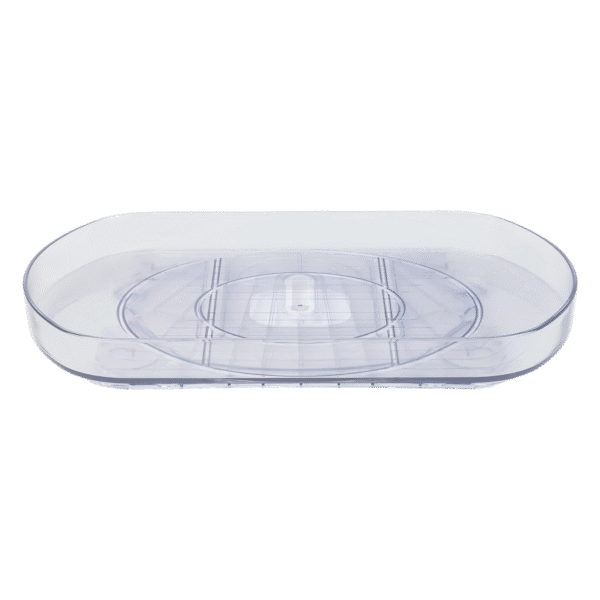 SMART SPIN ORGANISATEUR ROTATIF ACRYLIQUE OVALE 39X29X3.5CM 3208313