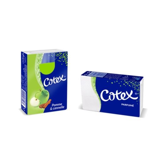 COTEX PAPIER MOUCHOIR MINI X6 POMME ET CANNELLE