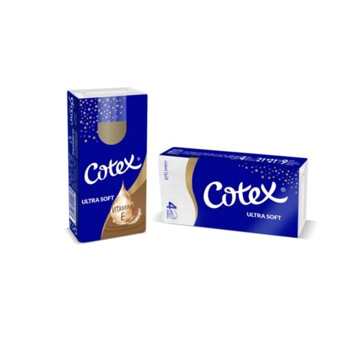 COTEX PAPIER MOUCHOIR X10 ULTRA SOFT