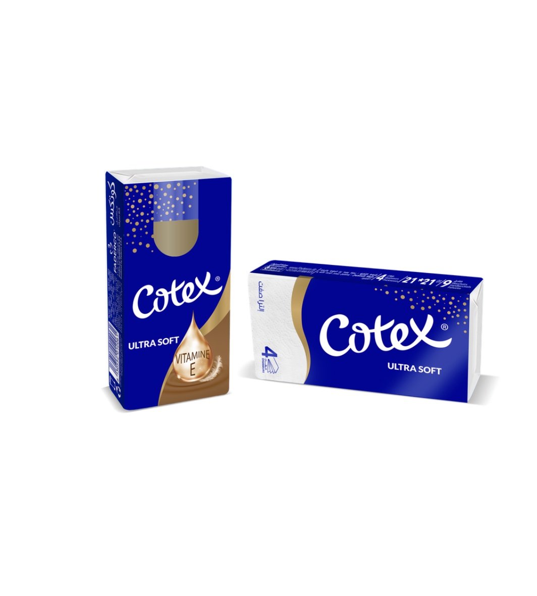 COTEX PAPIER MOUCHOIR X10 ULTRA SOFT