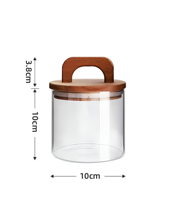 BOCAL COUVERCLE ACACIA AVEC POIGNE 540ML TJ540RD