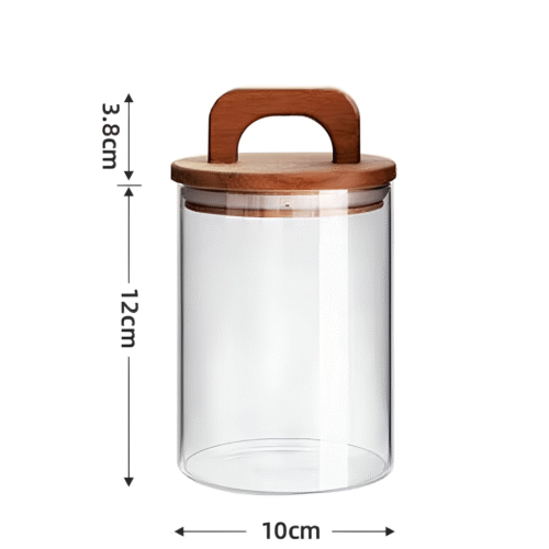 BOCAL COUVERCLE ACACIA AVEC POIGNE 750ML TJ750RD
