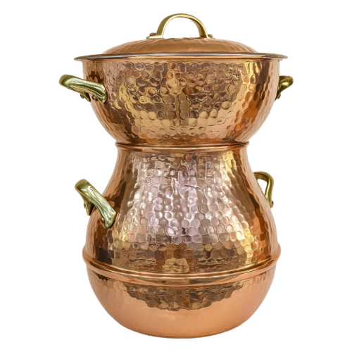 GOY COUSCOUSSIER EN CUIVRE MARTELE 4L