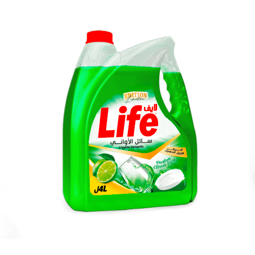 LIFE LIQUIDE VAISSELLE 4L CITRON VERT