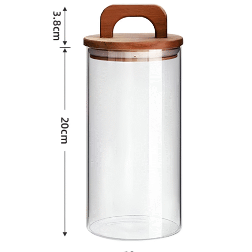 BOCAL COUVERCLE ACACIA AVEC POIGNE 1400ML TJ1400DR
