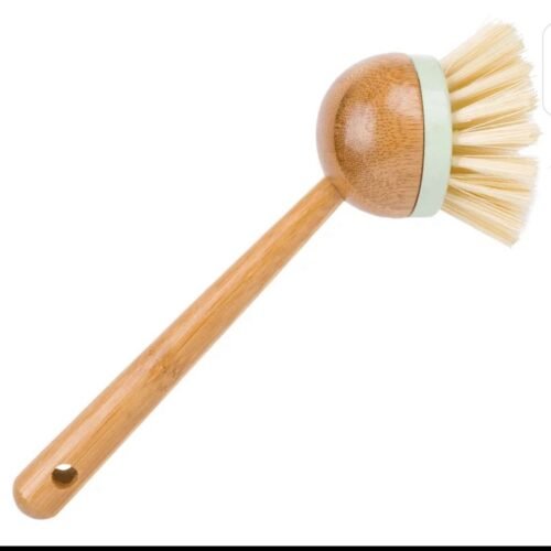 BROSSE VAISSELLE EN BAMBOU AVEC MANCHE
