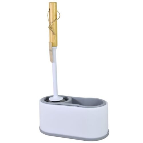BROSSE WC EN SILICONE DOUBLE COMPARTIMENT 1363-2