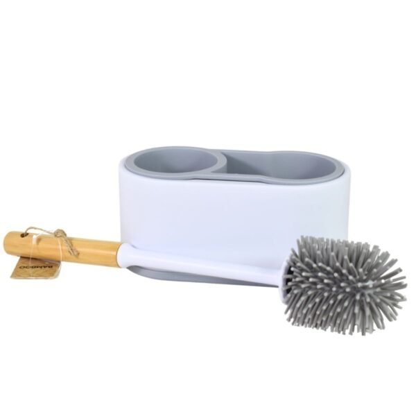 BROSSE WC EN SILICONE DOUBLE COMPARTIMENT 1363-2 – Image 2