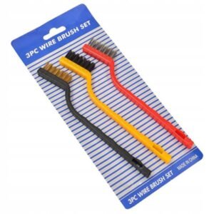 SET DE 3 BROSSES METALIQUE PM