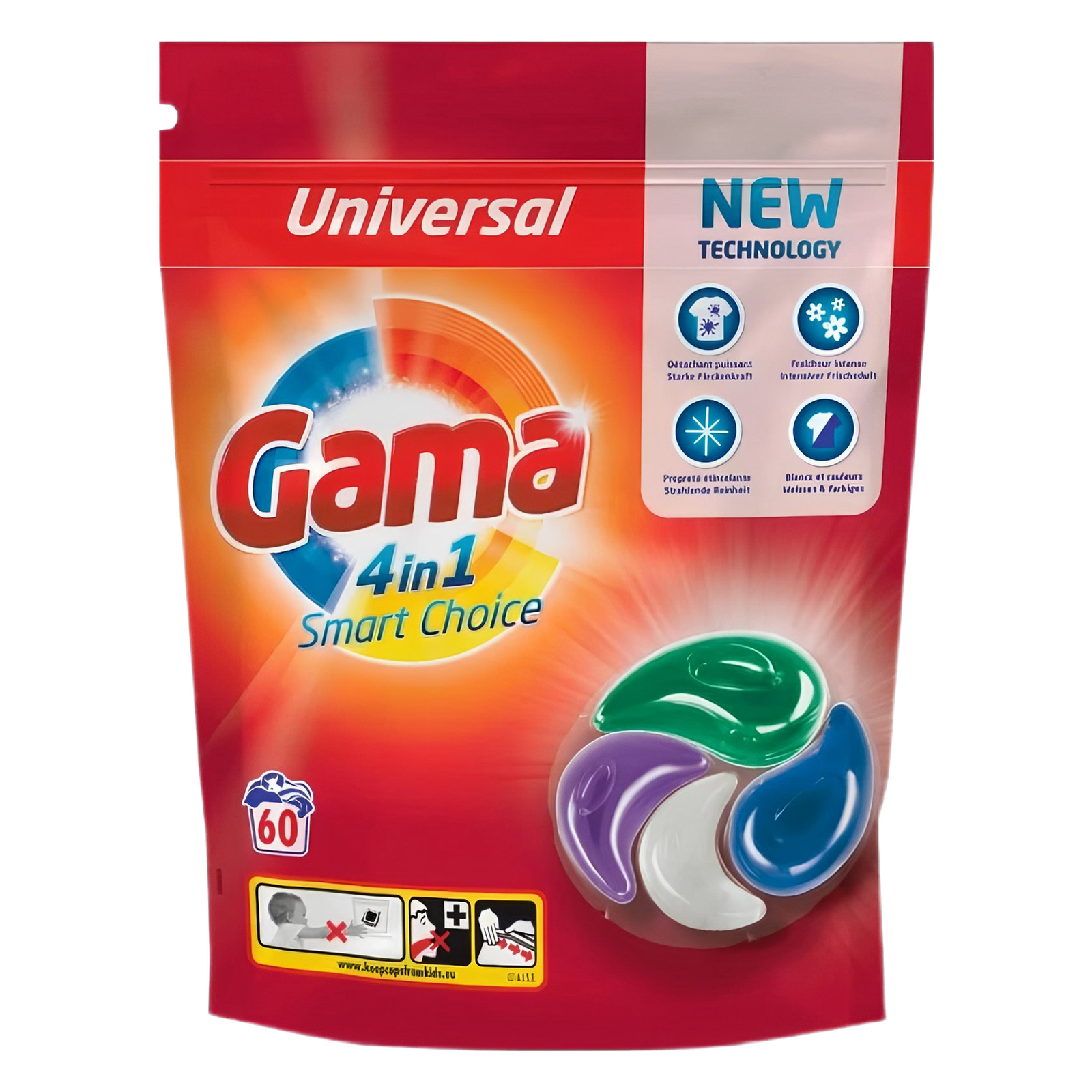 GAMA LESSIVE EN PODS X60 UNIVERSAL