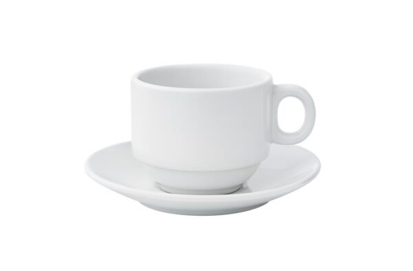 MBB TASSE A CAFE + SOUS TASSE EN CERAMIQUE X6 ZD001