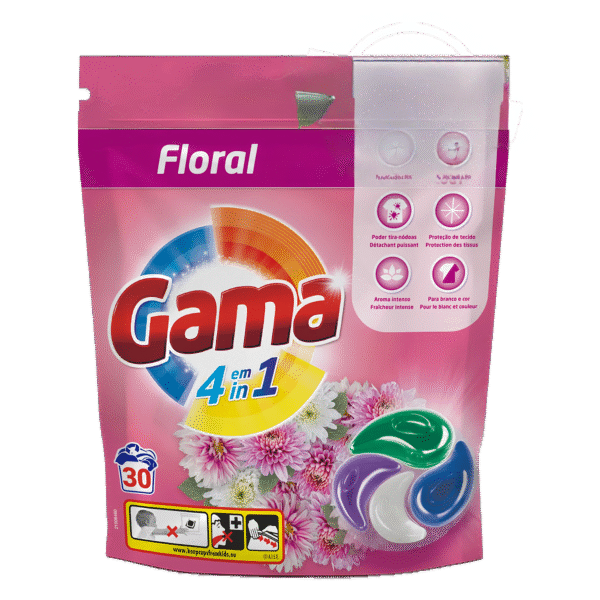 GAMA LESSIVE EN PODS X30 FLORAL