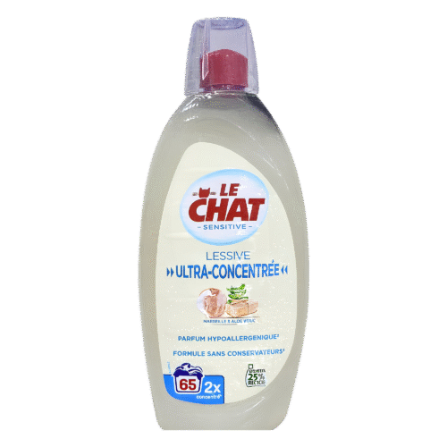 LE CHAT LESSIVE ULTRA CONCENTRE 65D/1.3L MARSEILLE & ALOE