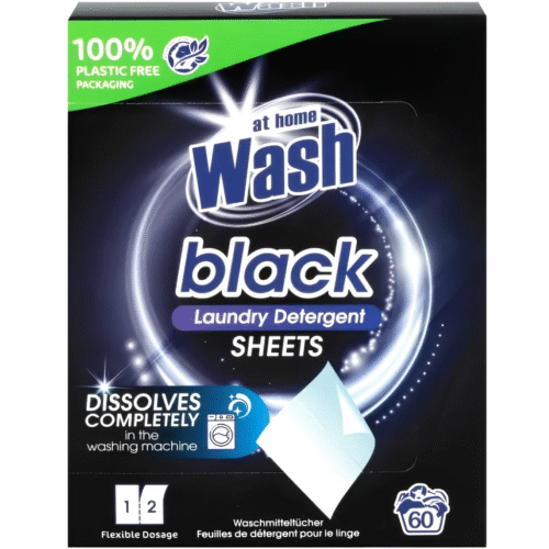 AT HOME LESSIVE EN LINGETTES X60 BLACK