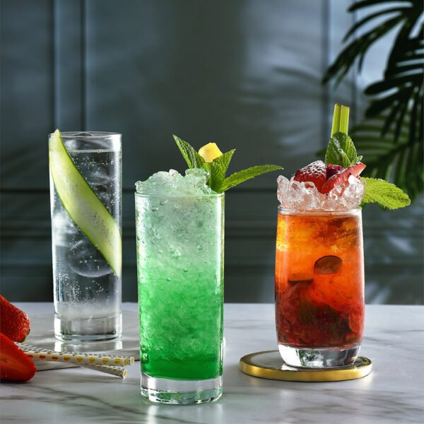 DELI GLASS VERRE TUBE 295ML X6 ES1004 – Image 2