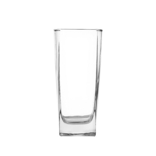 DELI GLASS VERRE CARRE 255ML X6 Y5402