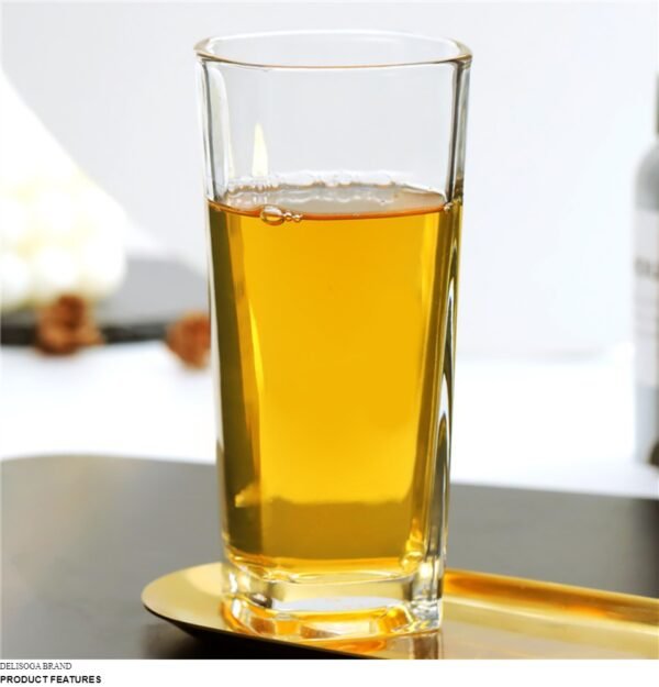 DELI GLASS VERRE CARRE 255ML X6 Y5402 – Image 3