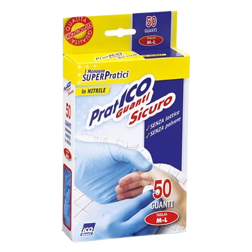 PRATICO GANT NITRILE X50 M-L