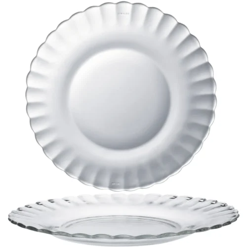 DURALEX PICARDIE ASSIETTE PLATE TRANSPARENTE 23CM