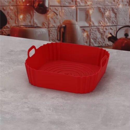 MOULE AIR FRYER CARRE EN SILICONE 20X20CM 250GR