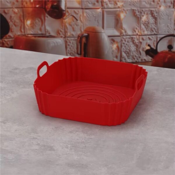 MOULE AIR FRYER CARRE EN SILICONE 20X20CM 250GR