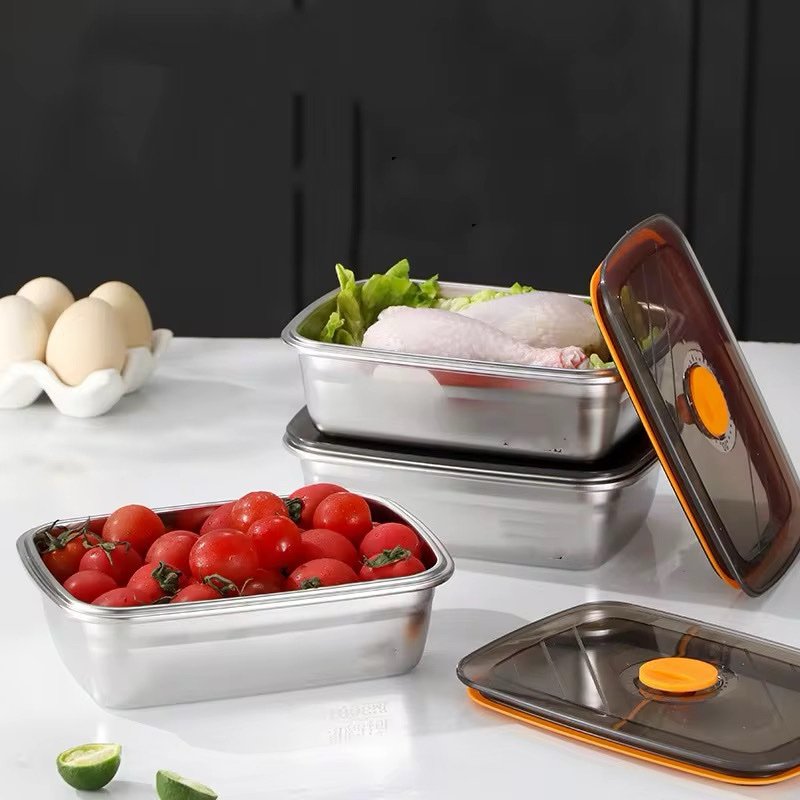 CAI LE PORTE MANGER EN INOX 1.2L 19X13X6CM 2660-9 – Image 2