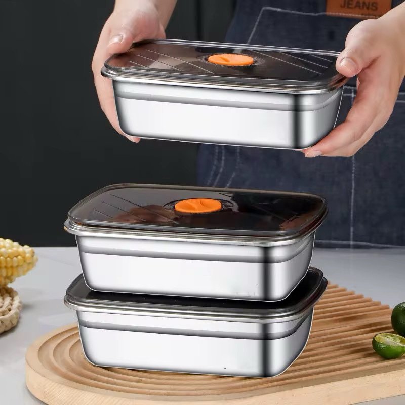 CAI LE PORTE MANGER EN INOX 1.2L 19X13X6CM 2660-9 – Image 3