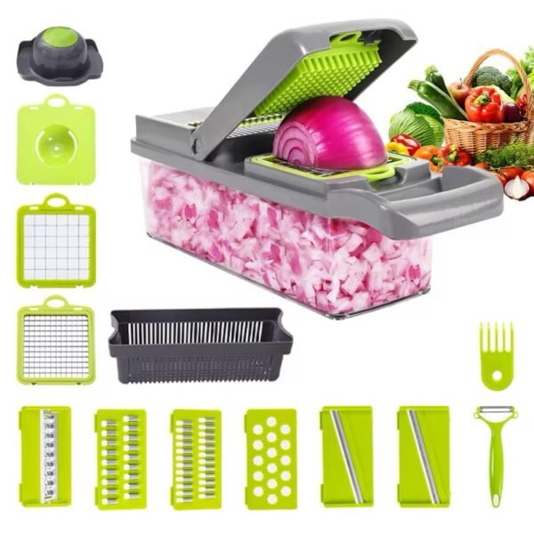 MANDOLINE MULTIFONCTIONS 14PCS – Image 2