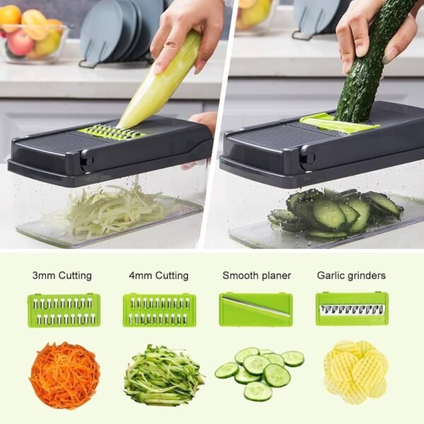 MANDOLINE MULTIFONCTIONS 14PCS – Image 5