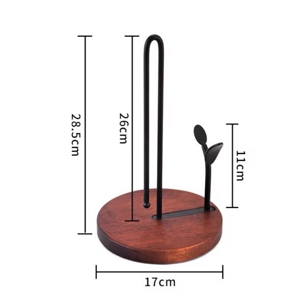 MBB PORTE ESSUIE TOUT EN BOIS/METAL FEUILLE CYF-633 – Image 4