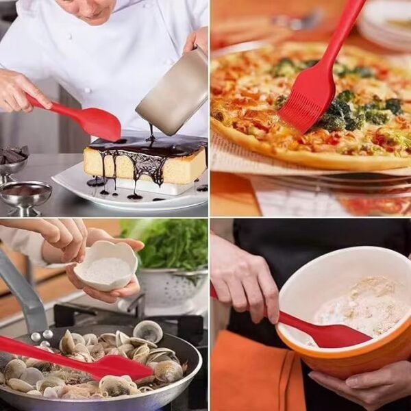 SET DE 6 USTENSILES PATISSIERS EN SILICONE 1628-4 – Image 2
