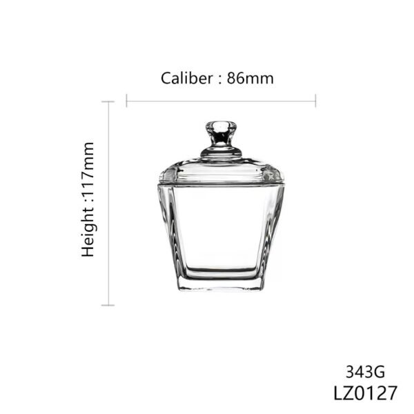 DELI GLASS SUCRIER EN VERRE TG1079-3.5 – Image 3
