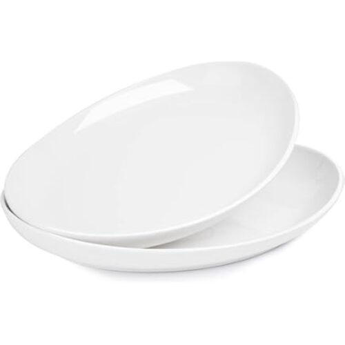 LUMINARC DIWALI ASSIETTE OVALE 33X25CM BLANCHE