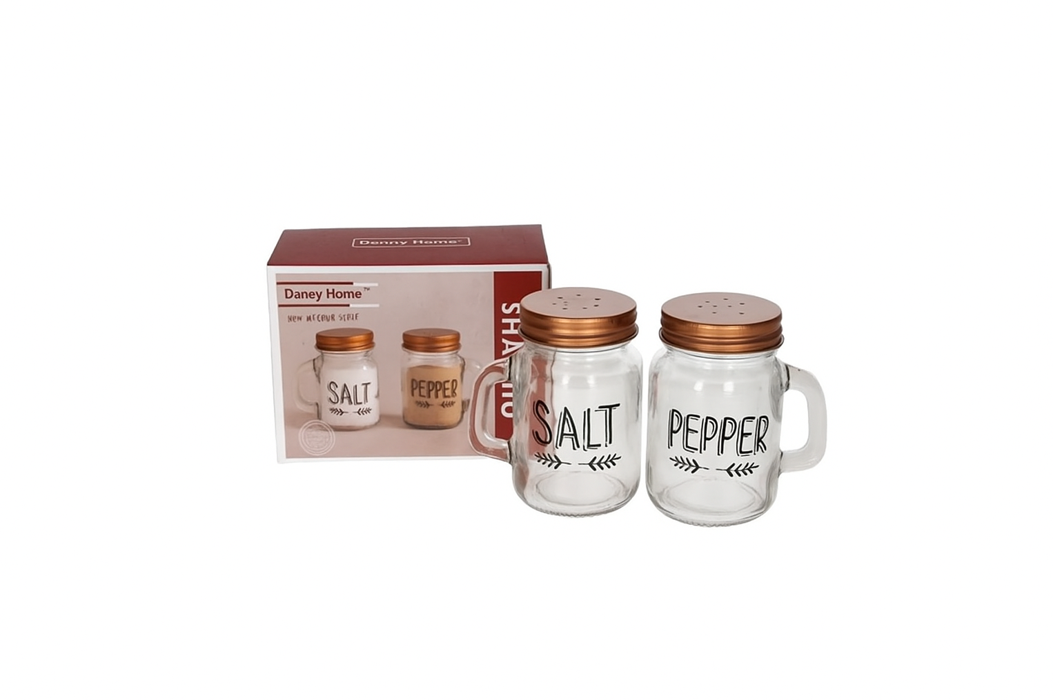 DANNY HOME SET DE SALIERE ET POIVRIER 1900-11B BRONZE