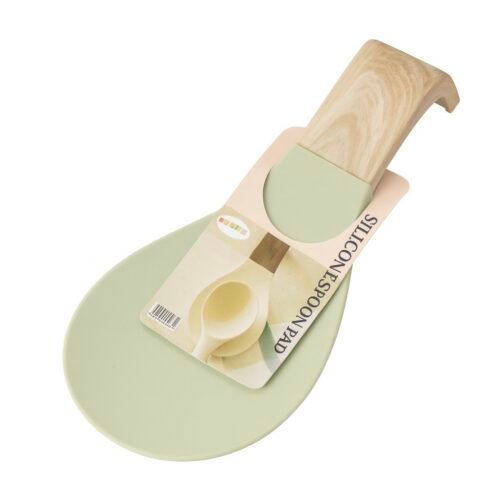 WEFUN REPOSE USTENSILE EN SILICONE VERT