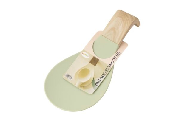 WEFUN REPOSE USTENSILE EN SILICONE VERT