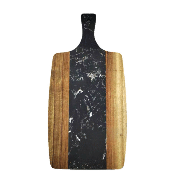 TESSIE & JESSIE PLANCHE A DECOUPER MARBRE 42X20.5CM – Image 3