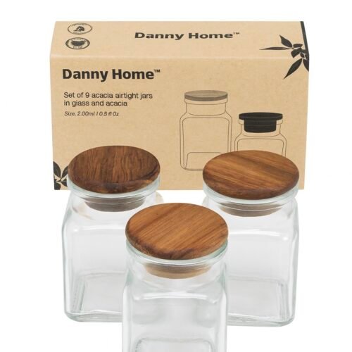 DANNY HOME SET DE 3 POT A EPICE ACACIA 10X5.5CM 1966-101