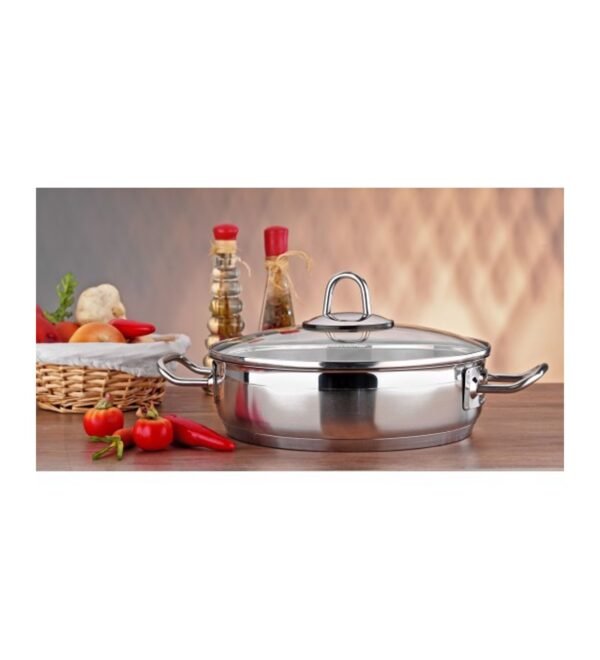 HASCEVHER ARBEL SAUTEUSE EN INOX 28X8CM – Image 2