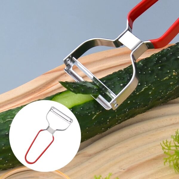 EPLUCHEUR EN INOX ROUGE – Image 3