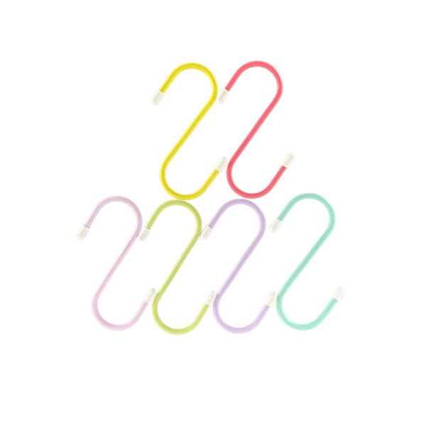 SET DE 7 CROCHETS FORME S 7.5CM – Image 2