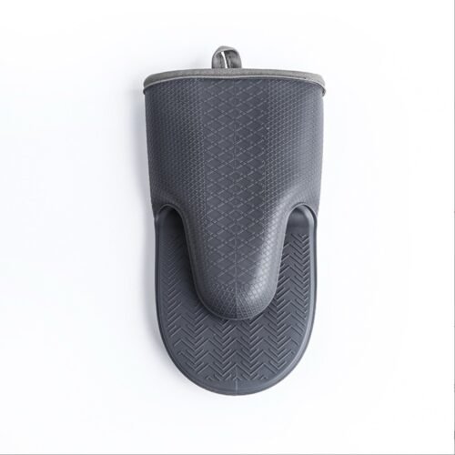 VOCEN GANT DE CUISINE EN SILICONE GRIS