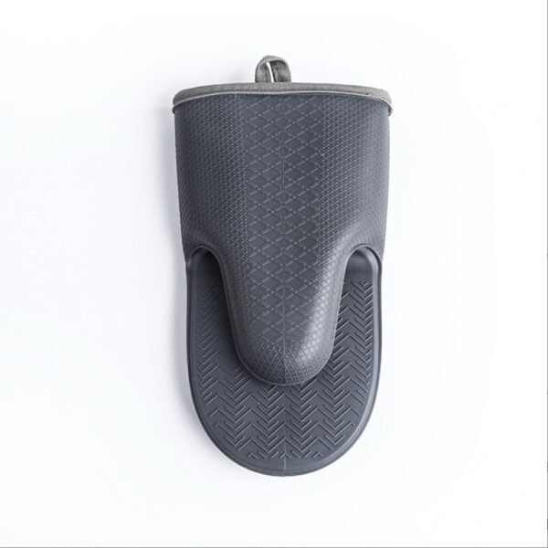 VOCEN GANT DE CUISINE EN SILICONE GRIS