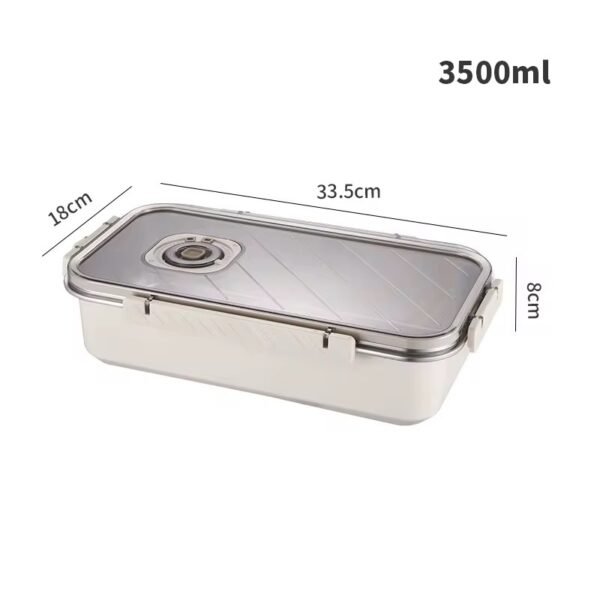 MTM PORTE MANGER EN INOX 3.5L 33.5X18X8CM – Image 3