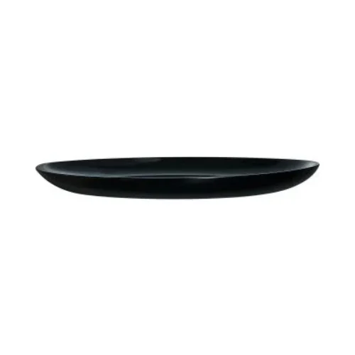 LUMINARC DIWALI ASSIETTE OVALE 33X25CM NOIRE