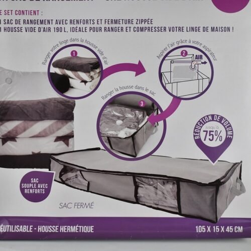 IDEBOX HOUSSE DE RANGEMENT + SAC SOUS VIDE RG5839