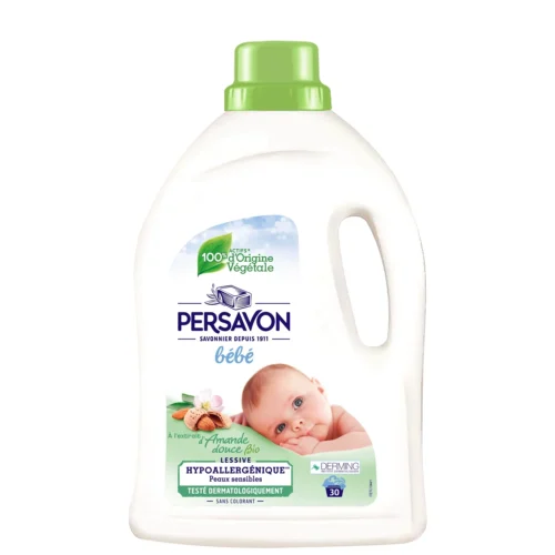 PERSAVON LESSIVE BEBE 33D / 1.5L AMANDE DOUCE