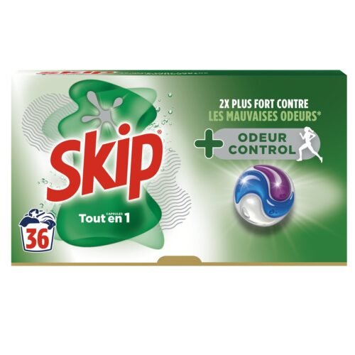 SKIP PODS LESSIVE X36 ODEUR CONTROL