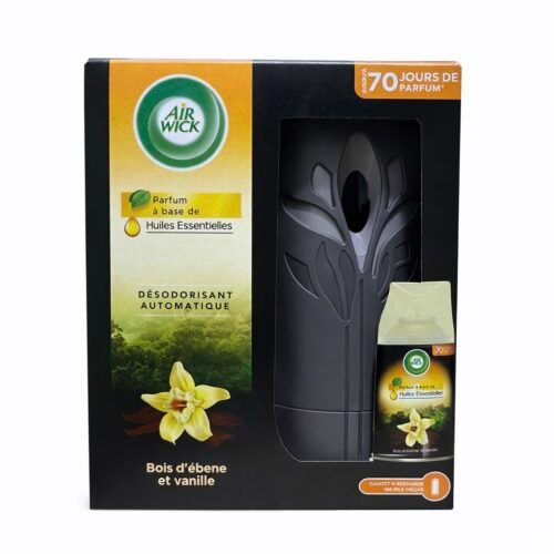 AIR WICK FRESH MATIC + RECHARGE BOIS DEBENE ET VANILLE