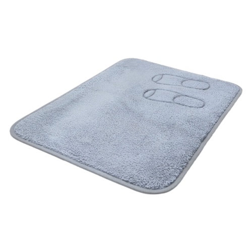 BND TAPIS DE SALLE DE BAIN 60X40CM 35494-34 GRIS CLAIRE